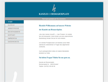 Tablet Screenshot of kanzlei-bismarckplatz.de